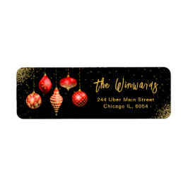 Elegant Red Ornament Christmas