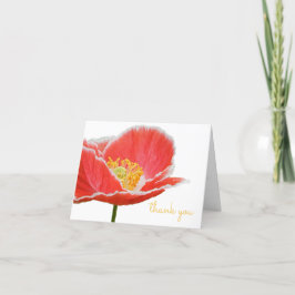 Elegant Red Poppy Floral Spring Flowers Danke
