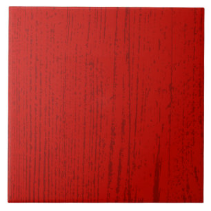 Elegant Red Wood Grain Fliese