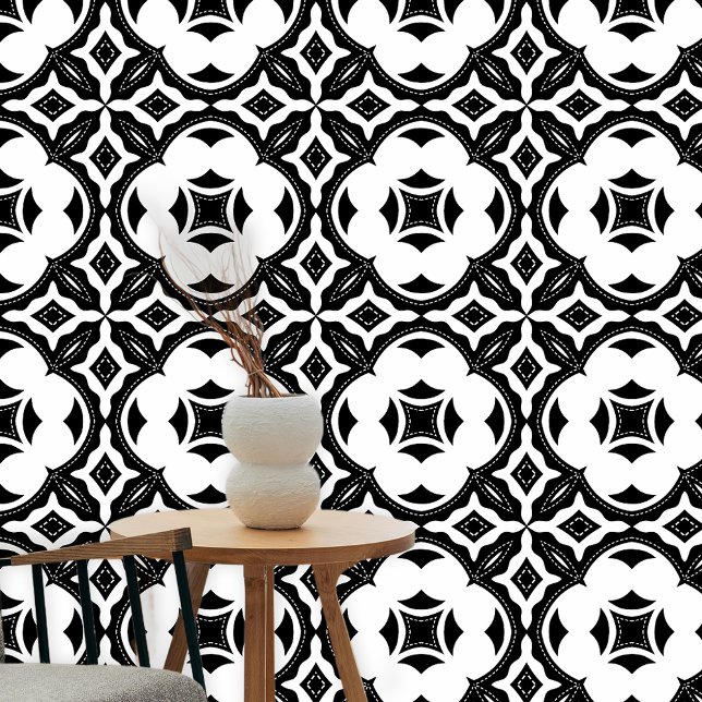 Elegant, reizend Schwarz und Weiß Tapete (Von Creator hochgeladen)