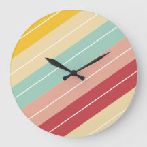 Elegant Retro gestreift Personalisiert