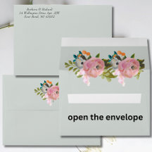 **Elegant Romantic Handpainted Floral Wedding 