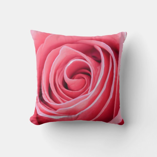 Elegant rosa Blumenblätter| Kissen (Vorderseite)