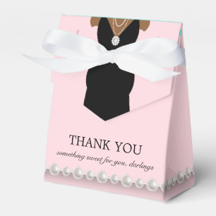 Elegant Rosa Ethnic Tiffany Princess Baby Shower Geschenkschachtel