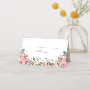 Elegant Rosa Floral Quinceñera Einladung