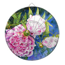 Elegant rosa, klassische Aquarellblüte