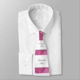Elegant Rosa Satinband, Vater der Braut Krawatte