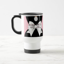 Elegant Rosa Tiffany ethnische Schwangerschaft Mom Reisebecher