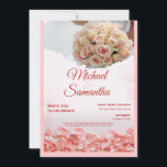 Elegant Rose Floral Wedding Invitation  Einladung<br><div class="desc">Celebrate your love in style with this elegant watercolor rose wedding invitation. Featuring delicate pink florals, soft watercolor textures, and graceful typography, this design captures the essence of romance and timeless beauty. Perfect for garden weddings, spring ceremonies, or any couple who loves a gentle, floral aesthetic. Customize easily with your...</div>