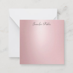 Élégant Rose Gold Calligraphy Script Modèle