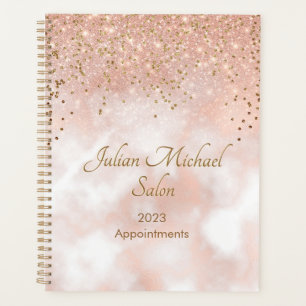 Elégant Rose Gold Hair Salon de rendez-vous 2022