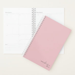 Élégant rose pâle Simple minimaliste Personnalisé