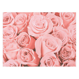 Élégant Rose Vintage Floral Nappe