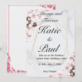 Elegant Roses Hochzeit Einladung