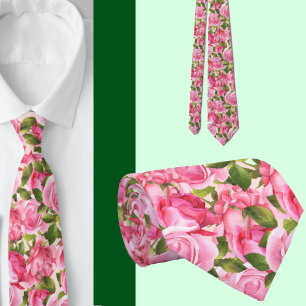 Elegant Roses Rose Formal Neck Tie Krawatte
