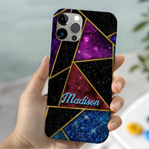 Elegant roter lila Mädchen geometrisch  Case-Mate iPhone Hülle