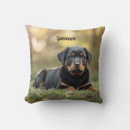 Elegant Rottweiler Personalisiert Kissen