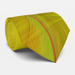Élégant Rouge Abstrait classique / Yello cravate f
