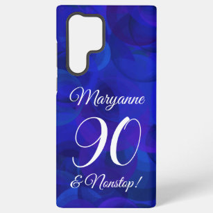 Elegant Royal Blue 90 und Nonstop Birthday Party Samsung Galaxy Hülle