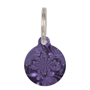 Elegant Royal Lila Liquid Sparkle Haustiermarke