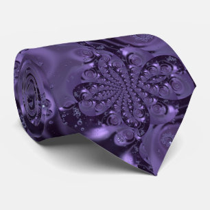 Elegant Royal Lila Liquid Sparkle Krawatte