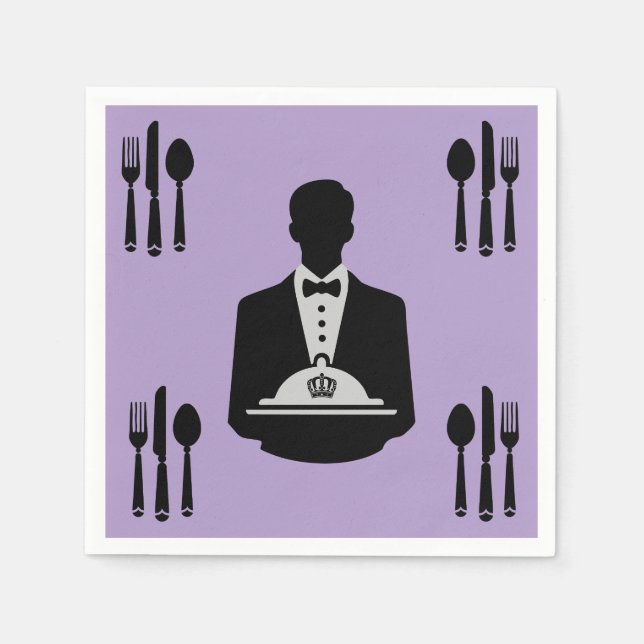 Elegant Royal Themed Luxury Serviette (Vorderseite)