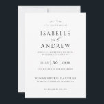 Elegant Rustic Boho Photo Wedding  Einladung<br><div class="desc">Showcase your love story with this elegant photo wedding invitation. Designed with a rustic neutral backdrop and classic serif typography, it blends the warmth of natural style with the sophistication of a formal wedding. Personalize with your favorite formal wedding portrait or engagement photo, turning your image into the centerpiece of...</div>