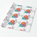 Elegant Rustic Floral Navy Burgundy Marsala Red Geschenkpapier<br><div class="desc">Das Design der rustikalen floralen Marine Burgundy Marsala Red bildete sich wie Garten mit farbenfrohen Hintergrund. Das sind ganz natürliche,  farbenfrohe,  elegante Spritzer auf wunderschöne Weise. Schönes Verpackungspapier-Design geeignet für jeden Anlass,  wie Geburtstag,  Hochzeit,  Zeremonie etc.</div>