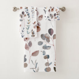 Elégant Rustique Aquarelle Eucalyptus Feuilles