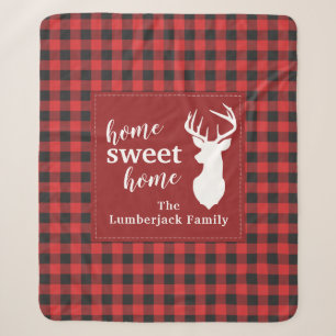 Élégant Rustique Plaid Noël Fête Personnalisé