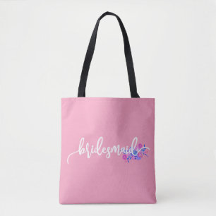 Élégant Sac Cadeau Demoiselle d'Honneur Calligraph