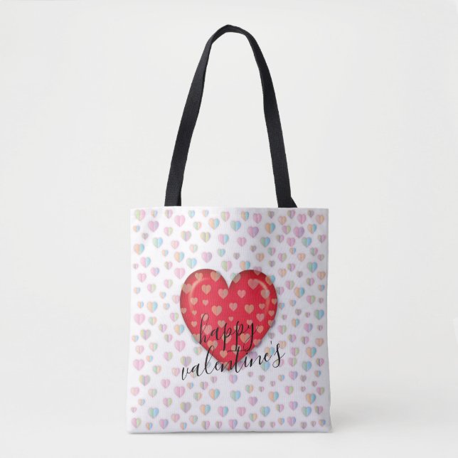 Élégant sac cadeau Valentines de poussins avec coe (Devant)