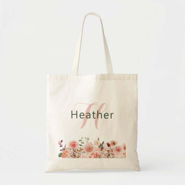 Élégant Sac fourre-tout Floral (Devant)