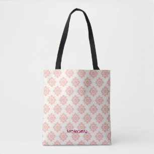 Elégant Sac fourre-tout Motif Mandala avec rose