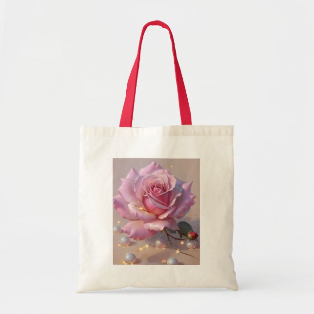 Élégant Sac fourre-tout photo Rose (Devant)