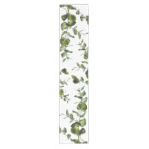 Elegant Sage Eukalyptus Greenery Table Runner
