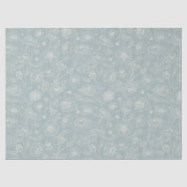 Elegant Sage Green Floral Gift Seidenpapier