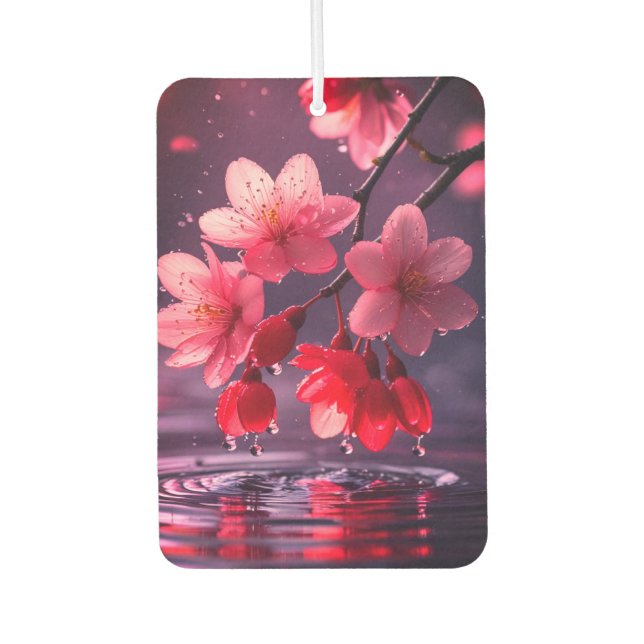 Elegant Sakura Blossom Phone Case - Dreamy Japanes Autolufterfrischer (Vorderseite)