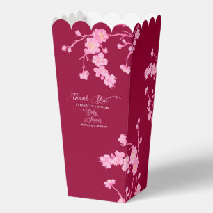 Elegant Sakura Cherry Blossoms Baby Duwer Gefallen Geschenkschachtel