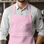 Elegant Salon Logo Rosa Schürze<br><div class="desc">Efforless Elegance: Passen Sie Ihr Business-Look mit unserer modernen Minimalistischen rosa Vorlage an. Einfach auf Ihr Firmenlogo und Ihren Text abgestimmt. Erhalten Sie Ausflüge über den Message Button für Personalisierte Hilfe - ich bin hier, um zu helfen!</div>