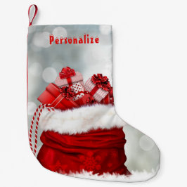 Elegant Santa Gift Bag präsentiert Weihnachtsfeier Kleiner Weihnachtsstrumpf