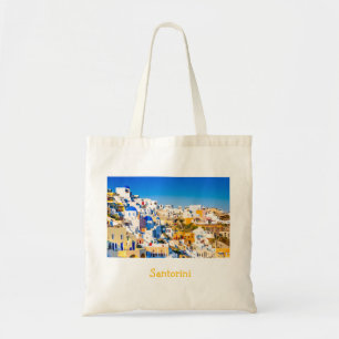 Elegant Santorini Griechenland Landschaftlich Tragetasche