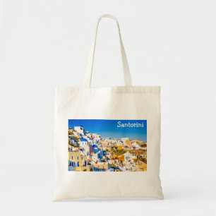 Elegant Santorini Griechenland Landschaftlich Tragetasche