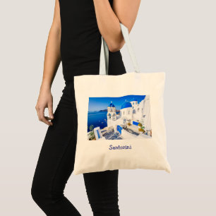Elegant Santorini Griechenland Landschaftlich Tragetasche