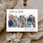 Elegant Save the Date 3 Foto Einfach<br><div class="desc">Modernes und elegantes Landschaftsbild Horizontal Drei (3) Foto Save the Date Hochzeitsmagnet mit handgeschriebener Schriftzeichen. Der Save the Date einladende Magnet beinhaltet Skripttypografie und schick und schlichtes Design, mit dem Sie Ihre individuelle Verlobung Fotografie hinzufügen können.</div>