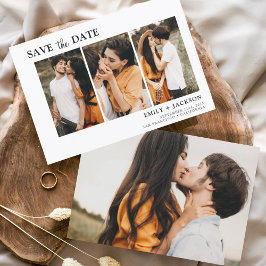 Elegant Save the Date 4 Foto Einfach