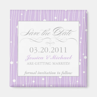 Elegant Save the Date Magnet
