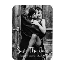 Elegant Save the Date Magnet | Skript