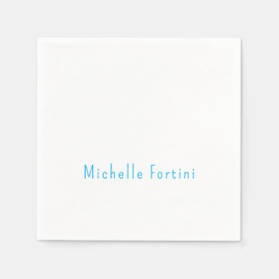 Elegant Schlicht Einfach Minimalistisch Serviette
