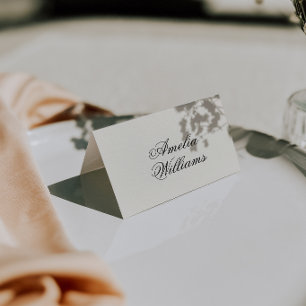 Elegant Schwarze Creme Alte Geld Vornehme Hochzeit Tischnummer